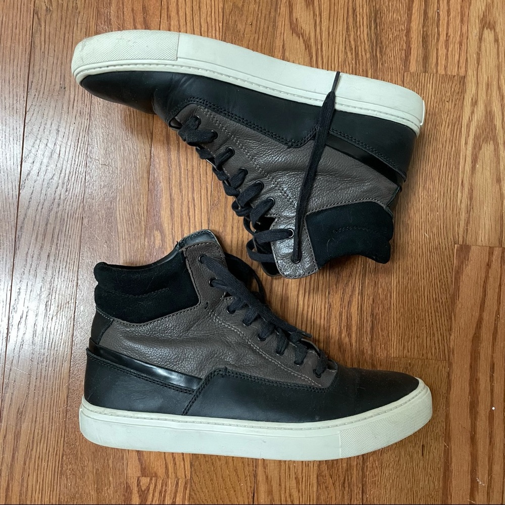 Vince Newman leather high top sneakers